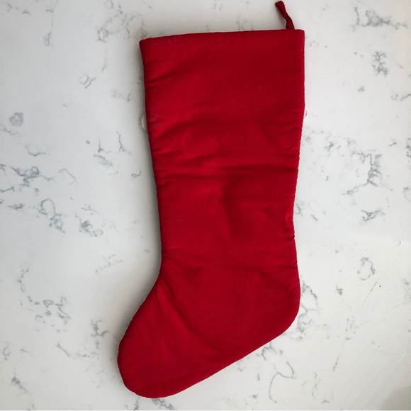 Gingerbread Felt Christmas Stocking - Picture 2 of 5